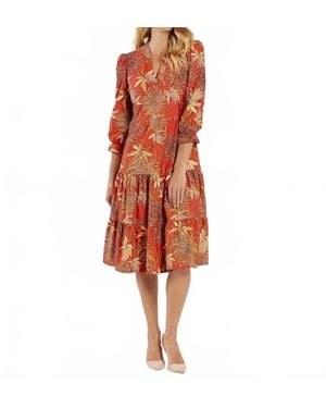 Jude Connally Maggie Dress - Red