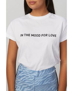 In the mood for love Ana T-shirt Top - White