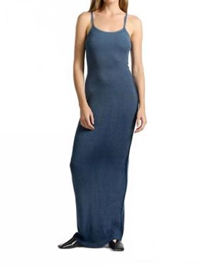 Cotton Citizen Verona Spaghetti Maxi Dress - Blue