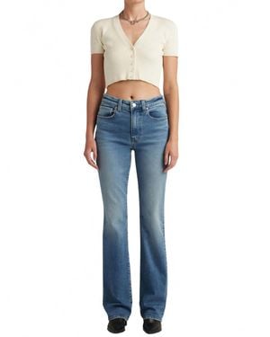 Edwin Lark Mid-Rise Boot Jean - Blue