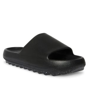 Steve Madden Cloud Slide Slip On Flip-Flops - Black