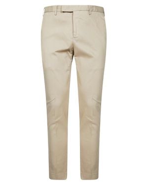 PT01 Slim Fit Casual Pants - Natural