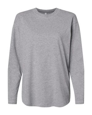 L.A.T Fine Jersey Long Sleeve Tee - Gray