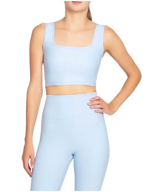 Nicole Miller Sports Bra Top - Blue