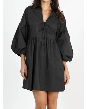 Greylin Connie Balloon Dress - Black