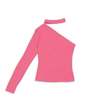 WORLD WIDE LTD Baby Girl Rib Top - Pink