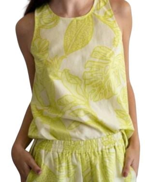 Las Sureñas Jungle Tank Top - Yellow