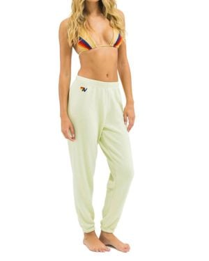 Aviator Nation Five Stripe Sweatpants - Yellow