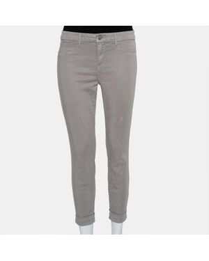 J Brand Stone Lyocell & Cotton Ankle Cuff Anja Pants - Gray