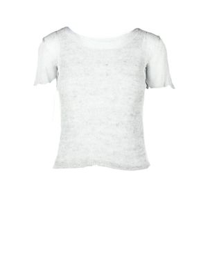 Collection Privée Linen Cotton Knit Top - White