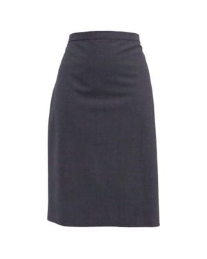 Theory Pencil Skirt - Blue