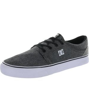 Dc Trase Tx Se Lace Up Lifestyle Skate Shoes - Black
