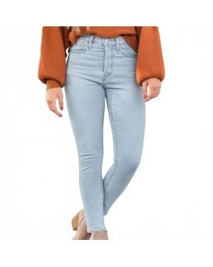 Levi's Wedgie Skinny Stretch Jeans - Blue