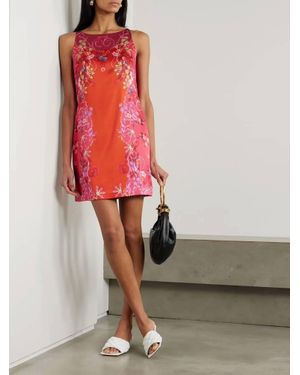 Saloni Alba-B Dress - Red