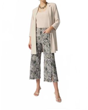 Joseph Ribkoff Culotte Pants - Natural