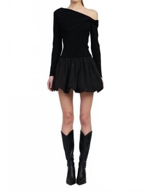 En Saison Romilla Mini Dress - Black