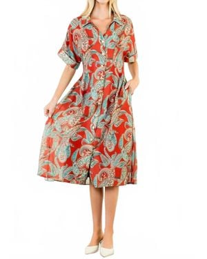 Thml Collared Midi Sheer Dress