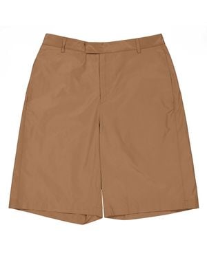Ferragamo Ferragamo Straight-Leg Shorts - Brown