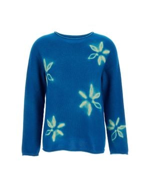 Suzusan Seamless Cashmere Pullover - Blue