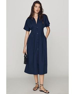 Exquise Tobie Shirtdress By - Blue
