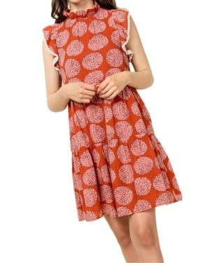 Thml Rustic Mini Dress - Orange