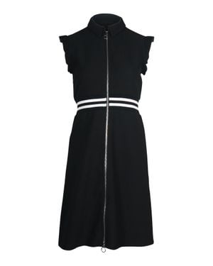 Maje Ruffled Sleeve Mini Dress - Black