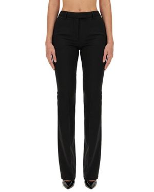 THE LATEST Skinny Fit Pants With Classic Waistband - Black