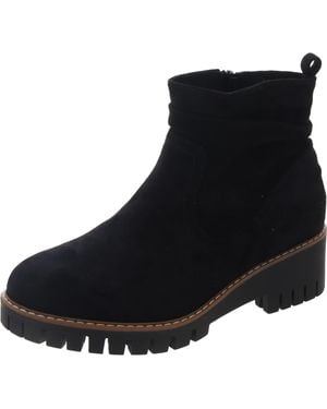 Very G Dashing Slouchy Manmade Booties - Black