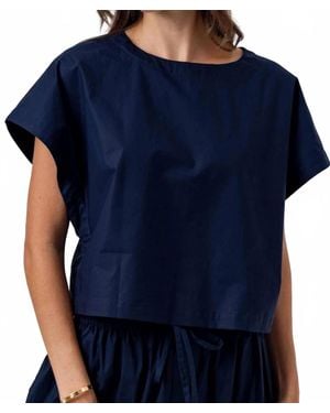 Sundays Esme Short Sleeve Top - Blue