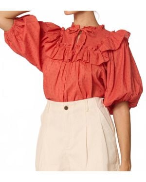 Cleobella Sloane Blouse - Red