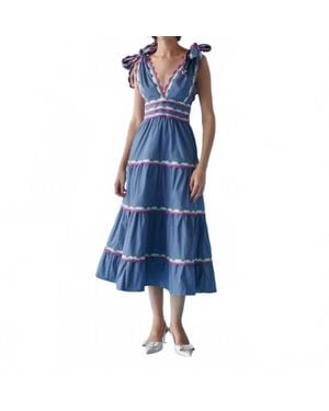 Celiab Chelili Midi Dress - Blue
