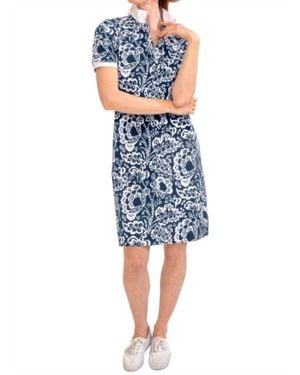 Gretchen Scott Serve It Up Floral Dress - Blue