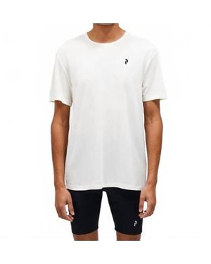 Peak Performance Delta Short Sleeve Tee - White