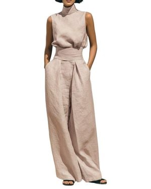 FLORIDA CLOTHING Top & Pant Set - Natural