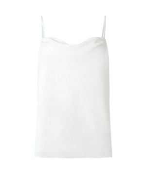 Iris Setlakwe Cowl Neck Camisole - White