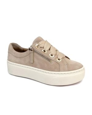 Aetrex Aubrey Platform Lace-Up Sneaker - White