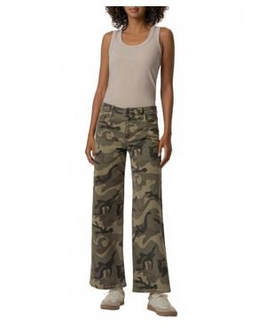Kut From The Kloth Meg High Rise Wide Leg Jeans - Green