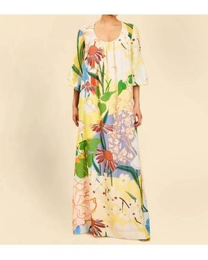 mestiza Marrakech Full-Length Gown - Yellow