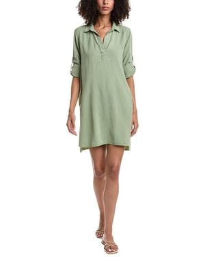 Bella Dahl Relaxed Fit Shirt Dress - Green
