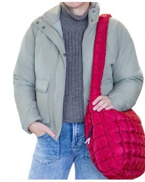 Thread & Supply The Aspen Puffer Jacket - Blue