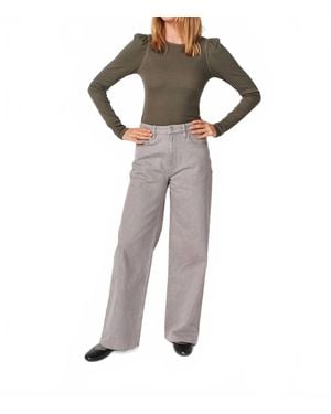 Sundry Puff Sleeve Top - Multicolor