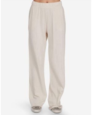 Michael Lauren Mabel Wide-Leg Pant - Natural