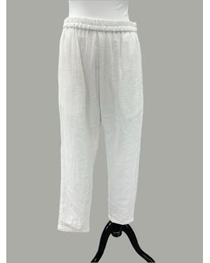 TooFan Slim Leg Pant - White