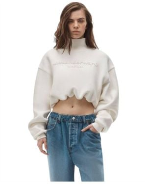 Alexander Wang Signature Logo Sweatshirt - Blue