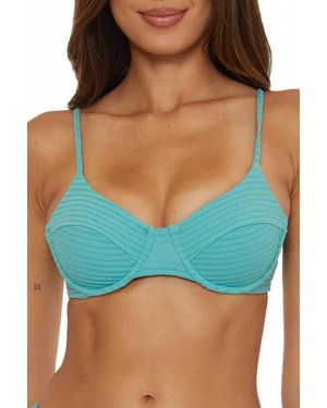 Becca Underwire Bikini Top - Blue