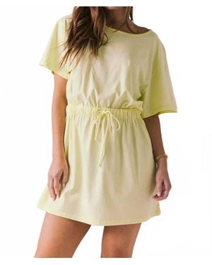 Chaser Brand Dixie Panna Cotta Mini Dress - Metallic