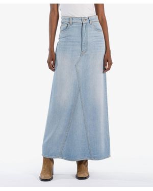 Kut From The Kloth Annalise Maxi Skirt - Blue