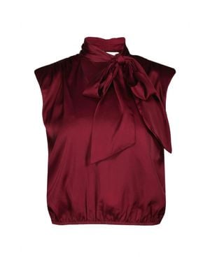 Bishop + Young Belle Tie Front Top - Red