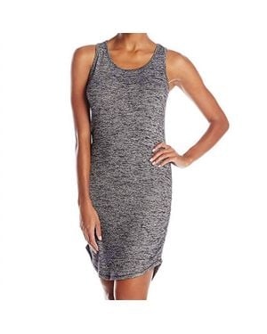 Betsey Johnson Racerback Sleeveless Dress - Gray