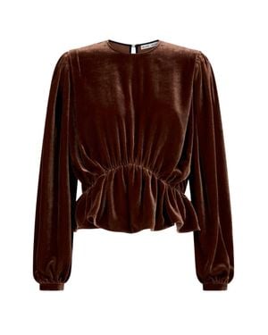 Blazé Milano Afterglow Coco Blouse - Brown